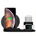 3 In 1 Fast Qi Wireless Charger Dock For iPhone Apple Watch Watch Airpod