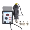 858D+ 700W LED Portable Digital Soldering Station Solder Iron BGA Rework Solder Station Hot Air Welding Tool