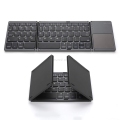 Foldable Bluetooth Keyboard Mini BT Wireless Keyboard with Touchpad For Android Windows PC Tablet with Battery