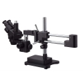 3.5 x -180 x Rrinocular Zoom Microscope With Black Arm BOOM Stand