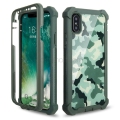 For iPhone Shockproof Case Back Cover Heavy Duty Protection Armor PC+Soft TPU Phone Case