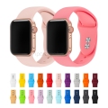 For Apple Watch Band Double Buckle Rubber Silicone Band