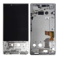 For BlackBerry Key2 LCD Display Touch Screen Digitizer Assembly With Frame Silver