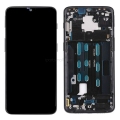 For OnePlus 6T 1+6T A6010 LCD Display Touch Screen Digitizer With Frame Replacement Black Original