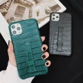 For iPhone 11 PRO MAX XS XR XS Max Case Crocodile Leather Case Back Cover For iPhone 6 6s 7 8 Plus Stander Case