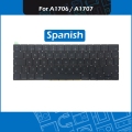 For Macbook Pro Retina 13" 15" A1706 A1707 Spain Keyboard Replacement 2016 2017 Year Laptop A1706 A1707 ES Spanish Keyboard