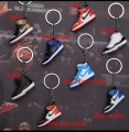 3D Silicone KeyChain Sport Shoes Key Ring