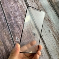 For iPhone Frosted Tempered Glass 2.5D Black Arc Full Cover Matte Protector No Fingerprint