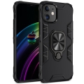 For iPhone 12 11 X XS Max 7 8 Plus Ring Case Plastic Cover Antishock Cases