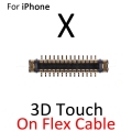 Replacement For iPhone X 3D Touch FPC Connector On Flex Cable Original