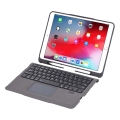 For IPad 10.2 10.5 Air 3 Business Leather Wireless Keyboard Case Bluetooth Cover With Trackpad and Pencil Holder