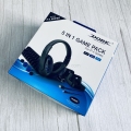 5 in 1 Game Pack Stereo Headset with Microphone For PS4 PC Laptop with Dual Charging Dock
