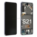 Replacement For Samsung Galaxy S21 5G SM-G991B SM-G991U G991 LCD Display Touch Screen Assembly With Frame Gray Silver Gold