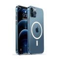 for iPhone 13 Mini Pro Max Clear Case Magnetic Transparent Phone Cover