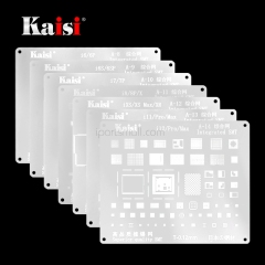 Kaisi BGA Reballing Stencil for iPhone 12 Pro Max XS XS MAX XR X 8P 8 7P 7 6S 6 CPU IC Chip Tin Planting Soldering Net