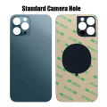 Replacement For iPhone 12 Pro Max Back Cover Glass with Standard Camera Hole