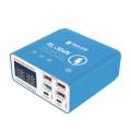 RL-304N 6 Port USB Smart Fast Charge Station LCD Digital Charger For iPhone Samsung Huawei Xiaomi
