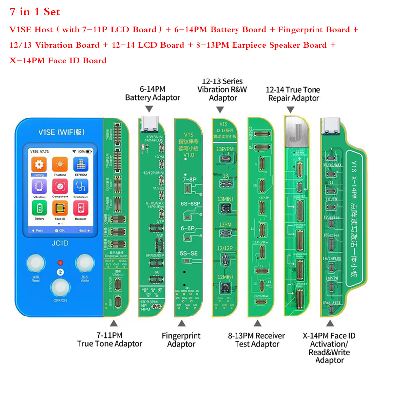 スマホアクセサリー jcid v1se JC JCID V1SE V1SPro Screen True Tone Board For iPhone 12 13
