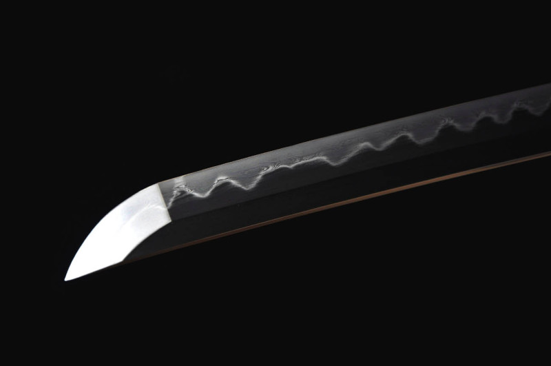 Handmade Twilight Wind Katana,Japanese samurai sword,Real katana,Folding pattern steel