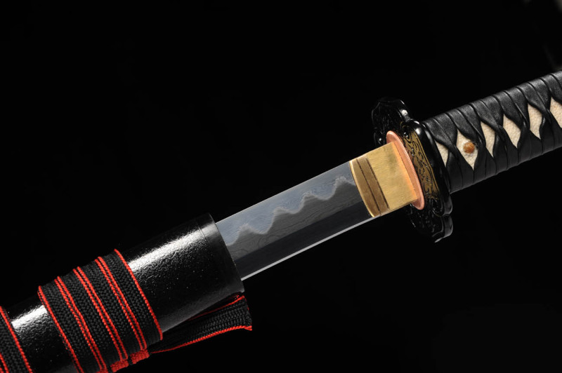 Handmade Zongjiang samurai sword,Fighting,Japanese katana,Real katana,Hundred Steelmaking Pattern Steel