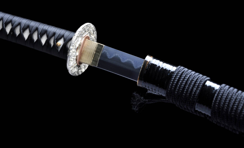 Handmade Lang Ying katana ,Fighting,Japanese samurai sword,Real katana,Hundred Steelmaking Pattern Steel