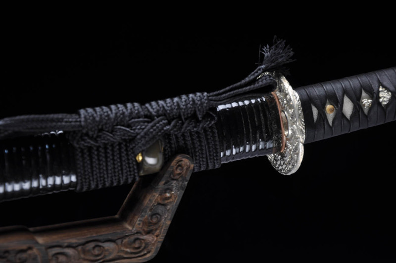 Handmade Lang Ying katana ,Fighting,Japanese samurai sword,Real katana,Hundred Steelmaking Pattern Steel