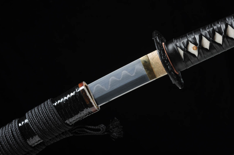 Handmade Twilight Wind Katana,Japanese samurai sword,Real katana,Folding pattern steel