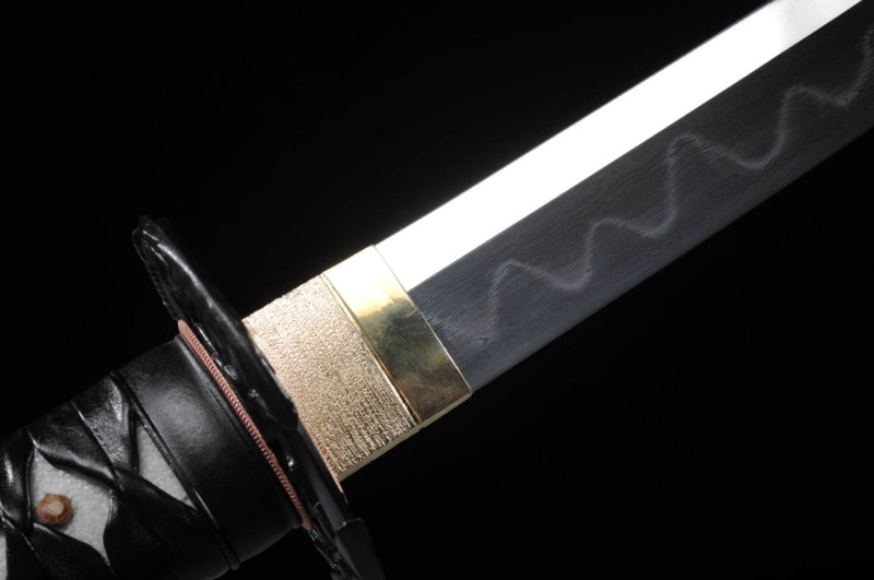 Handmade Twilight Wind Katana,Japanese samurai sword,Real katana,Folding pattern steel