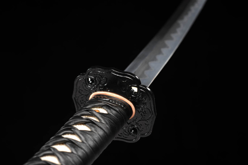 Handmade Zongjiang samurai sword,Fighting,Japanese katana,Real katana,Hundred Steelmaking Pattern Steel