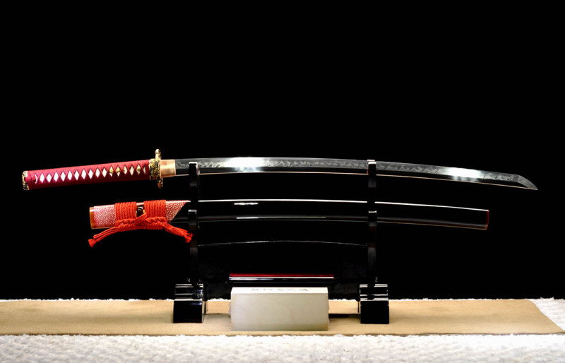 Handmade Salo Katana,Japanese samurai sword,Real katana,Refined folding pattern steel