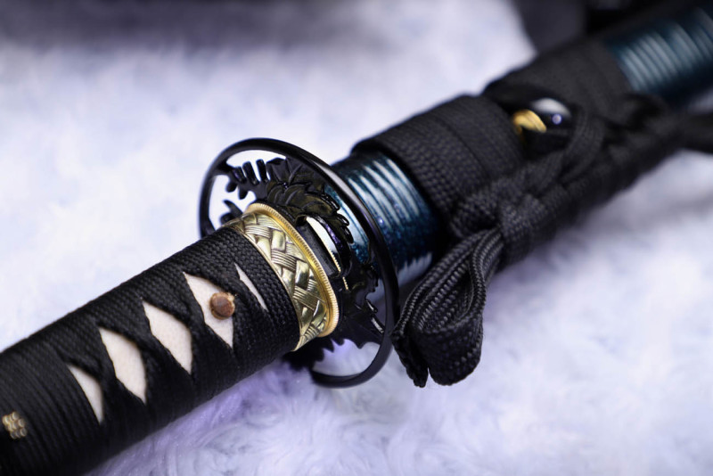 Handmade Cloud Maple Katana,Japanese samurai sword,Real katana,High performance T10 steel