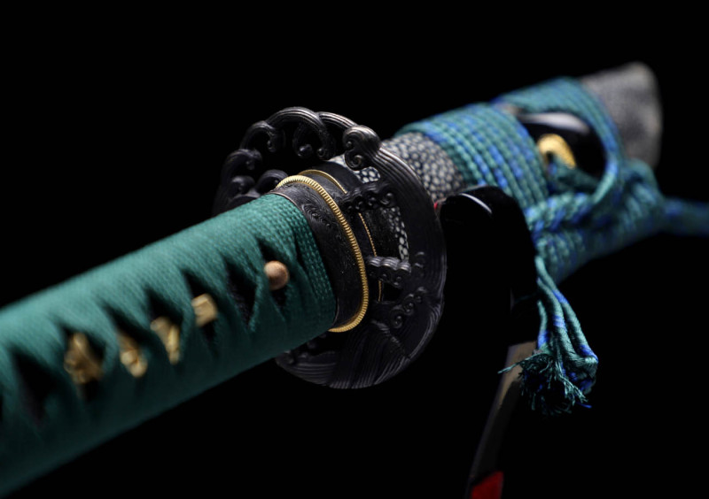 Handmade Flame pattern Katana,Japanese samurai sword,Cloud Slash,Real katana,High performance T10 steel