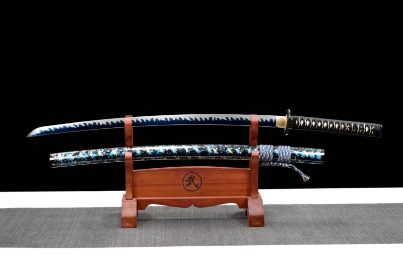 Handmade Kikuichi Katana,Japanese samurai sword,Real katana,High manganese steel