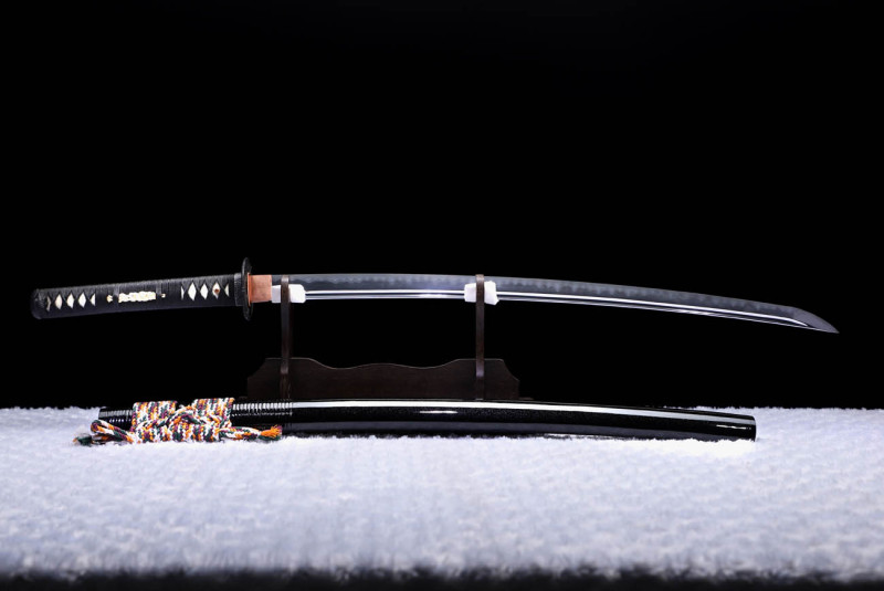 Handmade Guoan Katana,Japanese samurai sword,Real katana,Refined pattern steel
