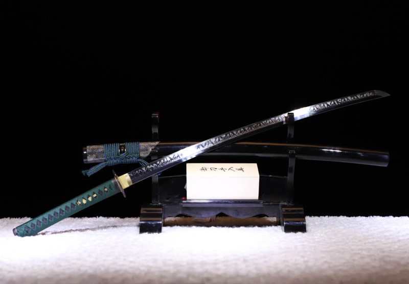 Handmade Flame pattern Katana,Japanese samurai sword,Cloud Slash,Real katana,High performance T10 steel