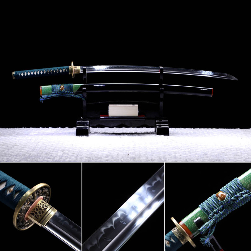 Handmade Wind Slash Katana,Japanese samurai sword,Laido,Real katana,High performance T10 steel