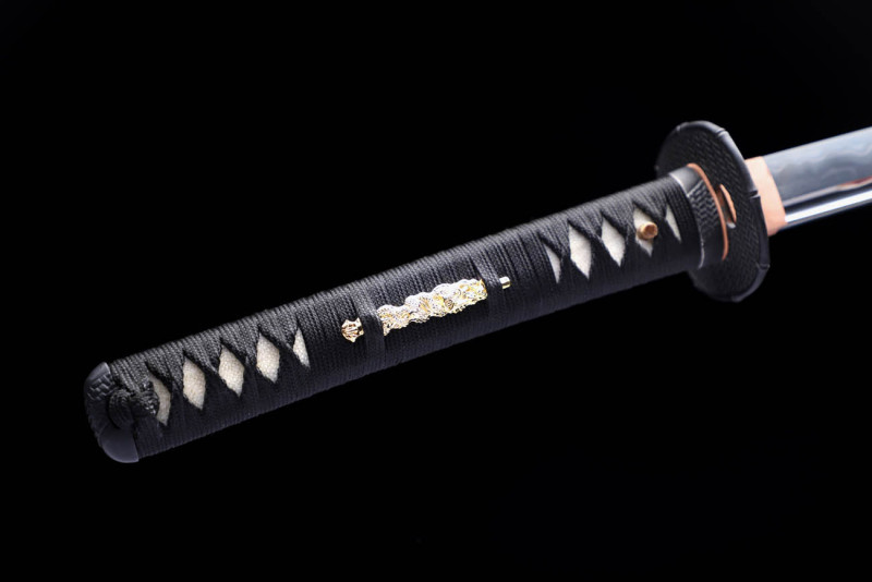 Handmade Guoan Katana,Japanese samurai sword,Real katana,Refined pattern steel