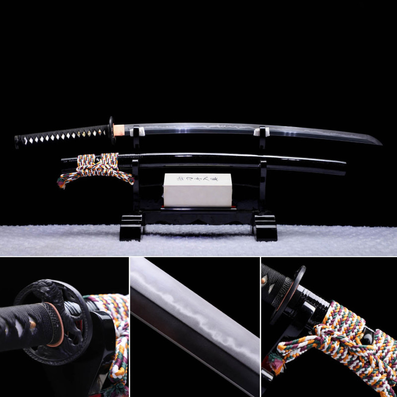 Handmade Might-Tiger Katana,Japanese samurai sword,Real katana,Homemade refined steel