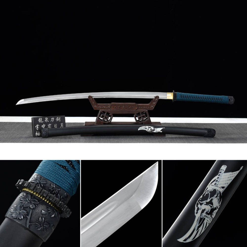Handmade Braun Katana,Japanese samurai sword,Real katana,High-performance spring steel