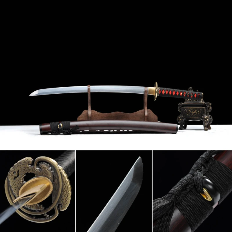 Handmade Beacon Fire Wakizashi,Japanese samurai sword,Real Wakizash,High manganese steel