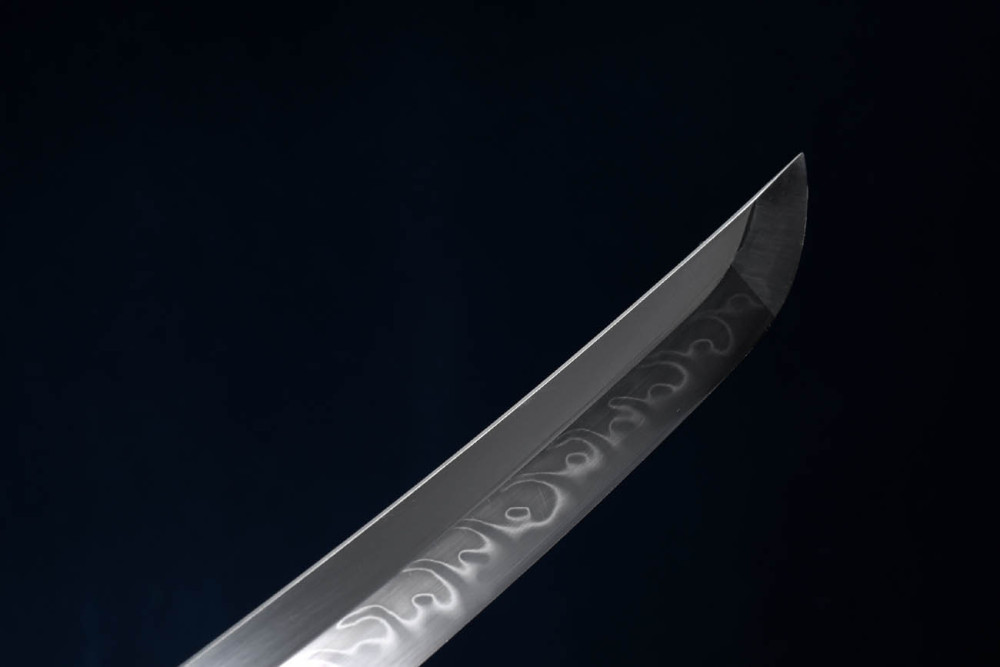 Handmade Evil Wolf Tanto,Japanese samurai sword,Real Red Tanto,Short katana,High performance T10 steel
