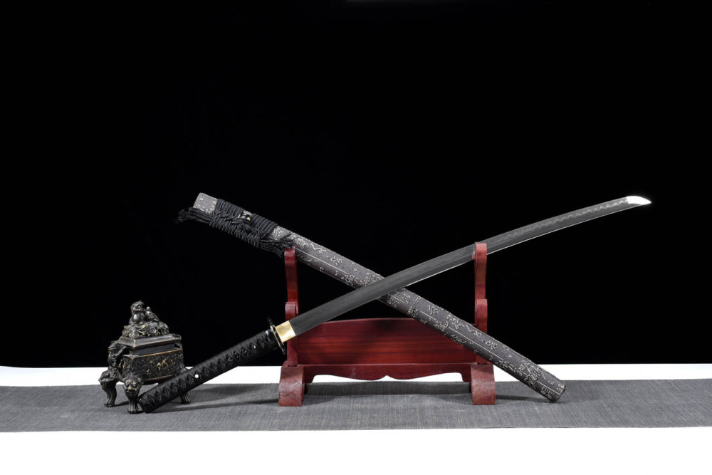 Handmade Ghost Servant Katana,Japanese samurai sword,Real Katana,High manganese steel