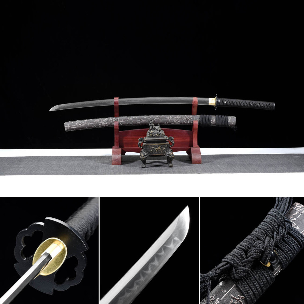 Handmade Ghost Servant Katana,Japanese samurai sword,Real Katana,High manganese steel
