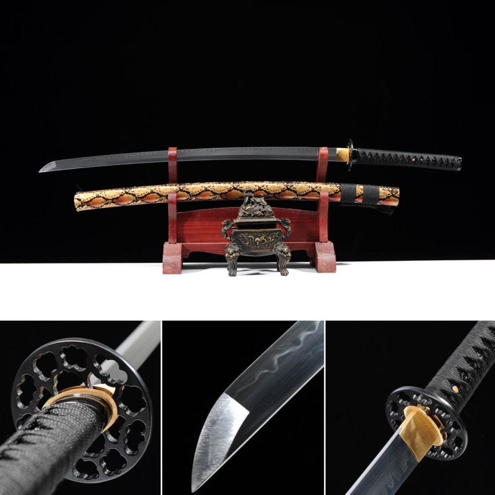 Handmade Anaconda Katana,Japanese samurai sword,Real Katana,High performance T10 steel