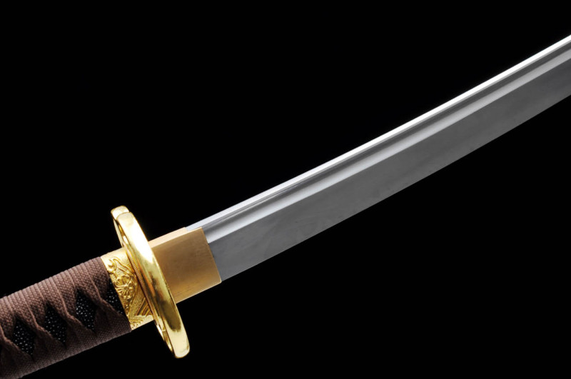 Handmade Kim Musashi Wakizashi,Japanese samurai sword,Real Wakizash,High manganese steel