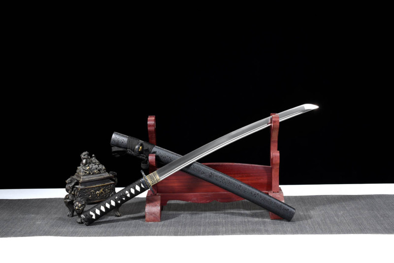 Handmade Samuume Wakizashi,Japanese samurai sword,Real Wakizash,High manganese steel