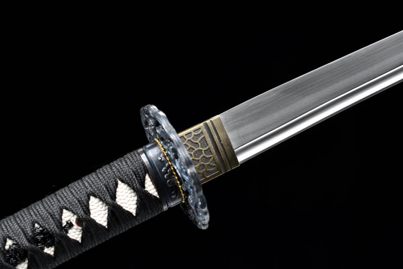 Handmade Samuume Wakizashi,Japanese samurai sword,Real Wakizash,High manganese steel