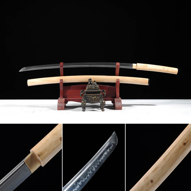 Handmade Log Stick Katana,Japanese samurai sword,Real Katana,High performance manganese steel