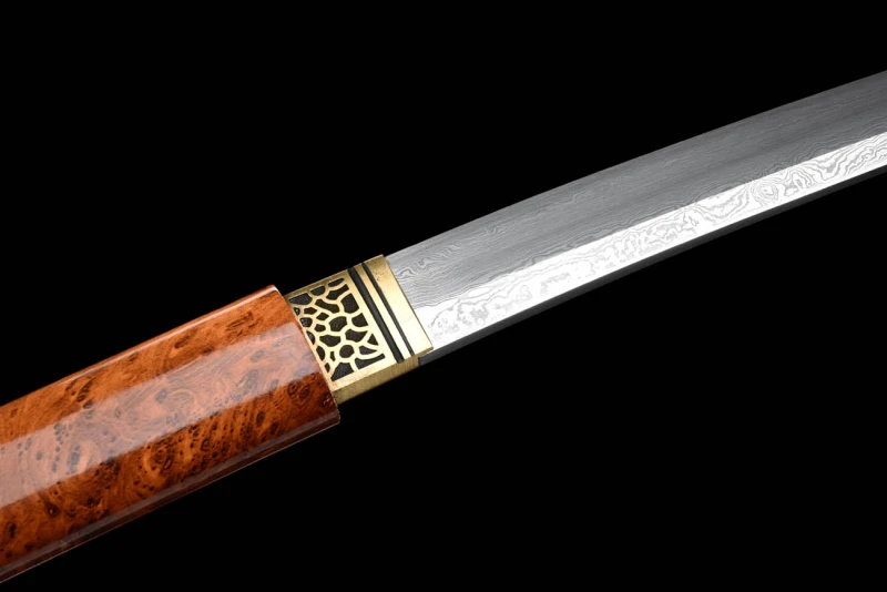 Handmade Sakuragi Katana,Japanese samurai sword,Real Katana,High-performance pattern steel