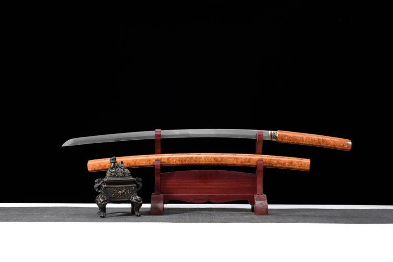 Handmade Sakuragi Katana,Japanese samurai sword,Real Katana,High-performance pattern steel